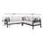 Townsend Outdoor 5 Person Sectional Seating Group With Sunbrella Cushions