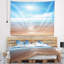 Plage, paysage marin serein avec tapisserie ensoleillée-28507761