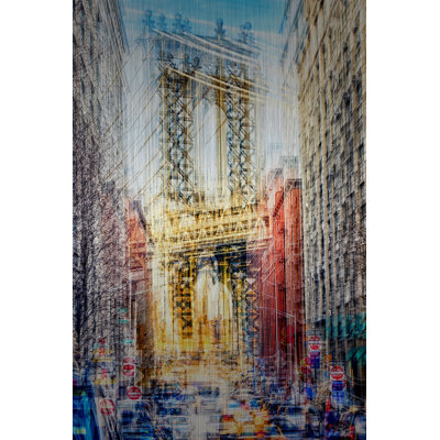 "Chromatic City" Print on Metal