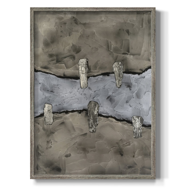 «Stonemasonry II», reproduction encadrée - bois massif, H 21 po x l 17 po