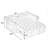 Multi-functional Sofas Bed with Pull-out Bed,Loveseats Adjsutable Back-70554799