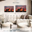 «Elephant Silhouette Sunset» sur toile-957129953