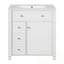 Meuble-lavabo autoportant avec tablette réglable et tiroirs-2105701764