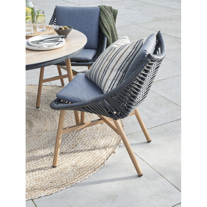 Makenna - Keswick Four Seat Circular Dining Set with Cushions