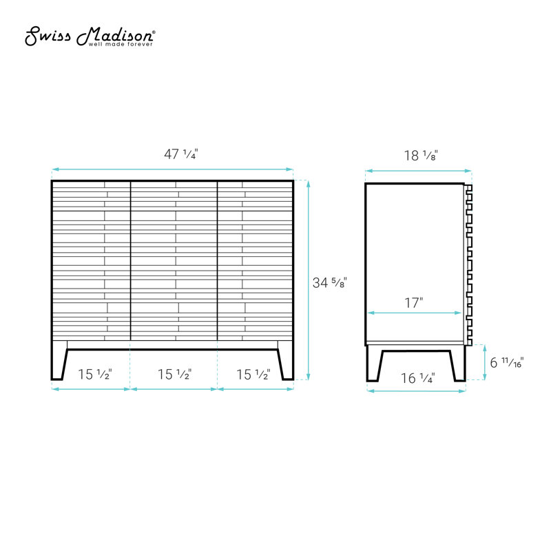 Armoire de salle de bain autoportante sans comptoir en chêne vert 48 po Cascade