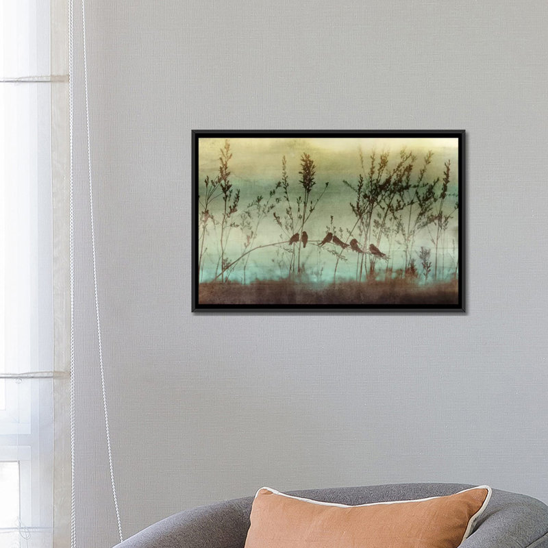 « louisianna », impression sur toile, Toile avec cadre noir, Pas de tapis, H 32 po x l 48 po x P 1,5 po