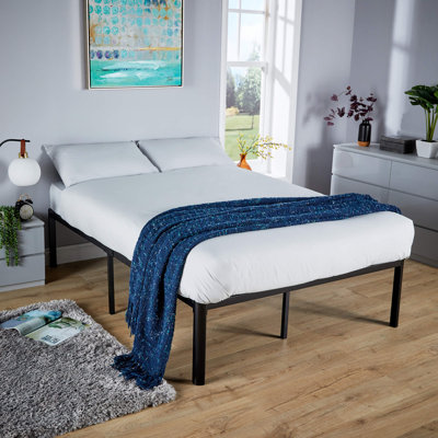 Gilbrae Podium Metal Modern High Bed Frame
