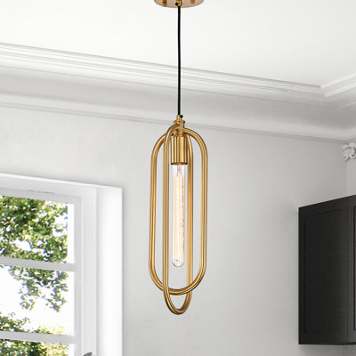Luminaire suspendu géométrique à 1 lumière Guercio