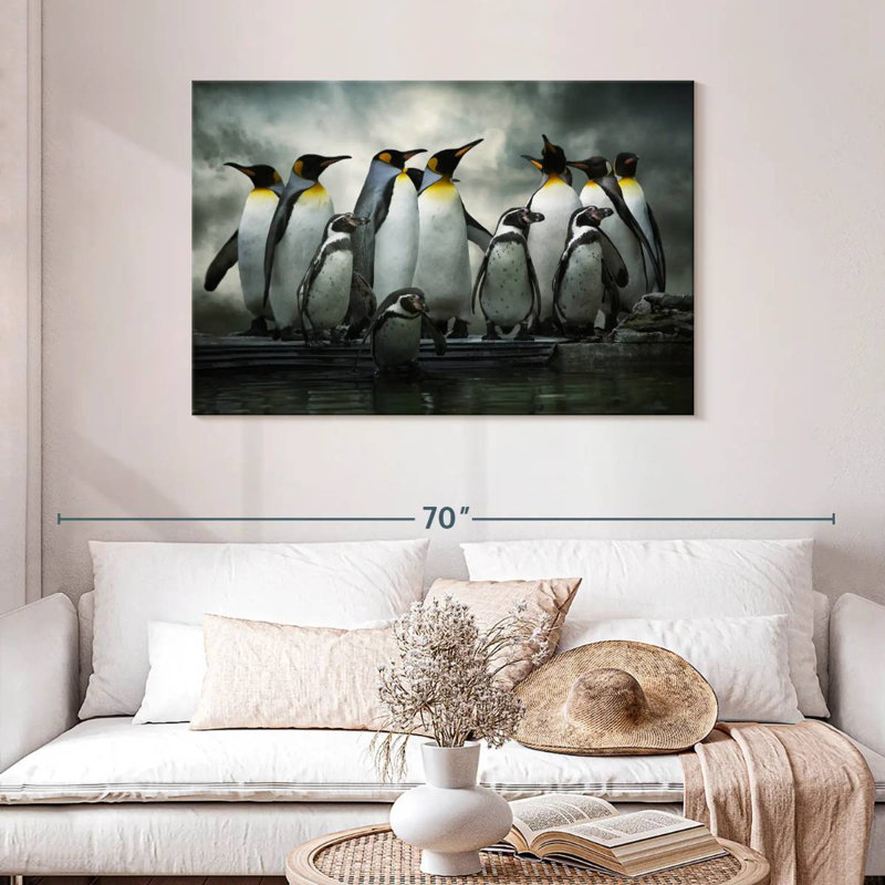 Manchot pingouin, H 30 po x l 45 po