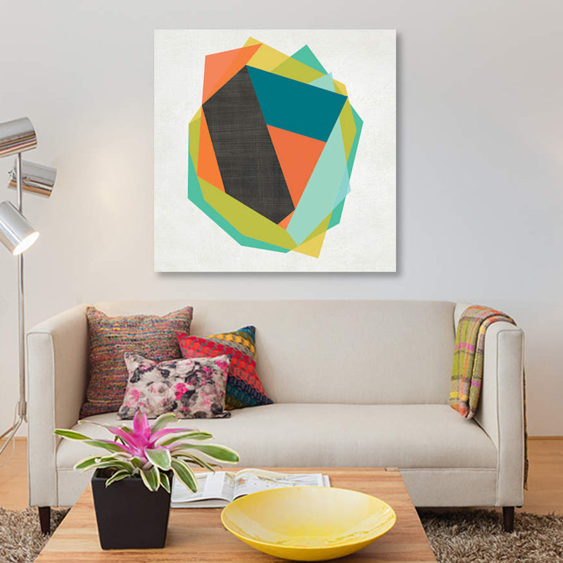 « integer ii », art sur toile, H 12 po x l 12 po x P 0,75 po, Toile tendue