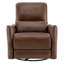 Fauteuil inclinable électrique pivotant en cuir véritable 33 po.-107225107