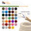 Alasia Cord - Fabric Cable 1m 2 Core Round Electrical Wire for Lamps-1903410457