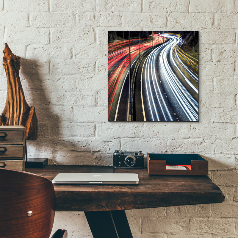 «Lines And Curves» par SD Smart, H 12 po x l 12 po