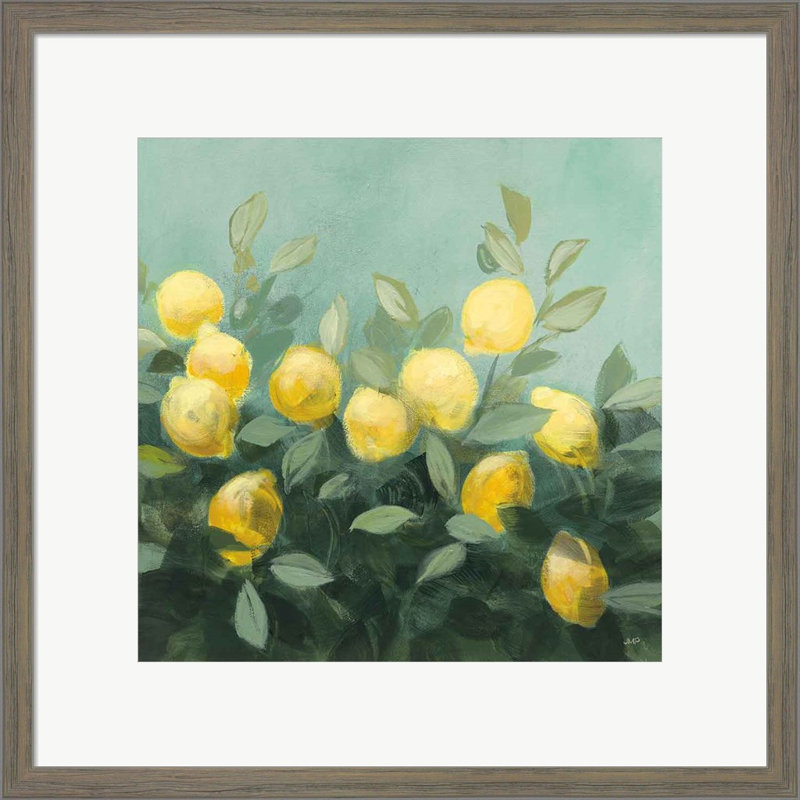 «Lemon Grove II» par Julia Purinton, art mural encadré