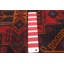 Tapis rouge teimani noué à la main 3 pi 10 po x 6 pi 4 po