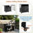 Versatile Outdoor Kitchen Island With Folding & Expandable Work Surfaces, A Spacious Storage Drawer, Cabinet And Lockable Wheels