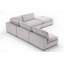 Canapé modulaire rembourré 5 pièces avec repose-pieds Nuccio-131637173-131637174