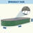 2 Pcs Raised Garden Beds Outdoor 10x4x1.5 ft - Galvanized Steel Planter Box for Vegetables, Flowers, Rust-Resistant Garden Box, Easy Assembly Raised Beds, Durable Planters, Green-757167980-757167952