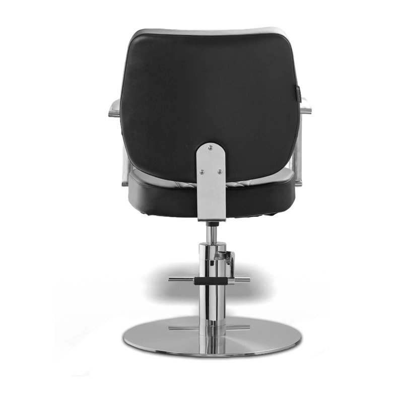 Fauteuil de salon 26,5 po en similicuir, Similicuir noir