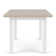 Maya Rectangular Table And Cream Side Chairs Dining Set