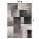 Damarus Geometric Gray/Ivory/Black Area Rug