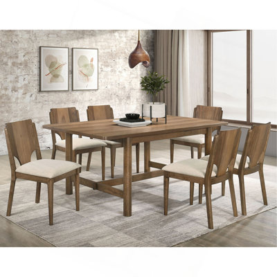 7-piece Rectangular Dining Table Set