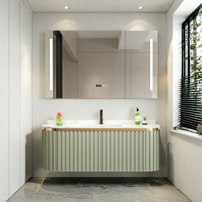 Simple modern style bathroom cabinet