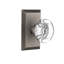 Studio Plate with Round Clear Crystal Door Knob-1184754331-1184754311