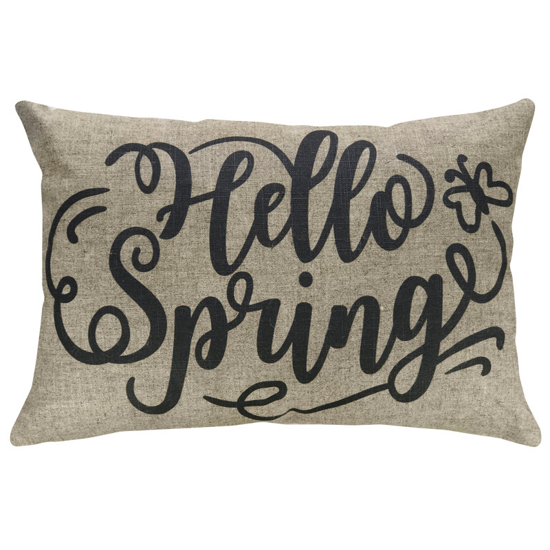 Linen Reversible Throw Pillow