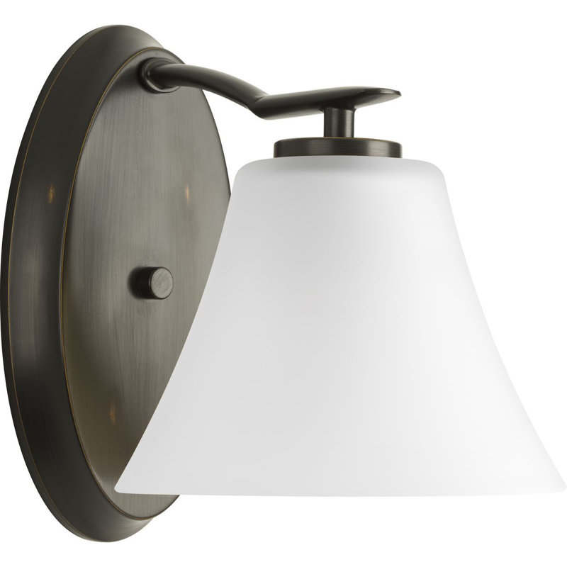 Éclairage pour meuble-lavabo à 1 lumière à intensité variable en bronze antique Karla