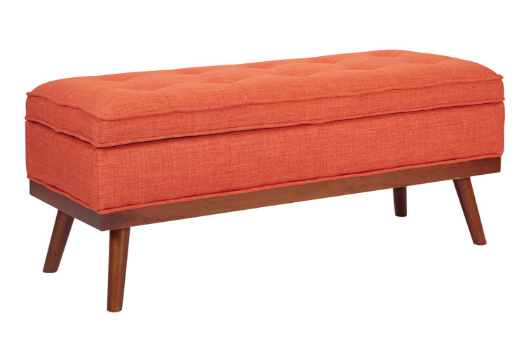 Boyu Upholstered Flip Top Storage Bench