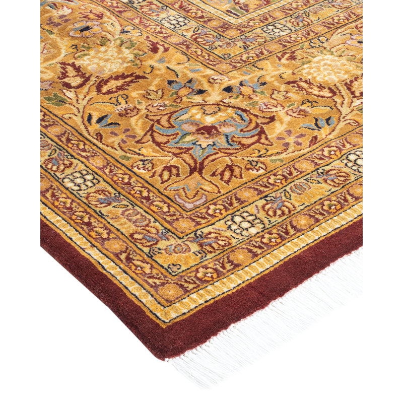 Classic One-of-a-Kind 9'10" X 11'3" Hand Knotted Area Rug
