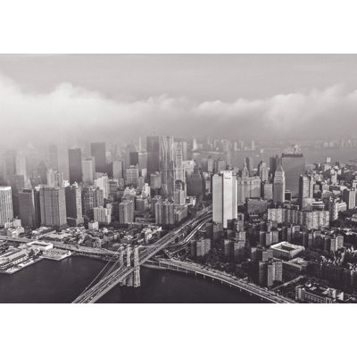 Aerial Ny City - Wrapped Canvas Art Prints