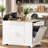 Bickley With Tilt-out Trash Can, Power Outlet, Internal Storage Rack, 3 Drawers And 3 Open Side Racks-1229220425