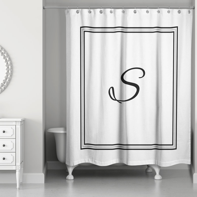 Kriebel Striped Single Shower Curtain, S