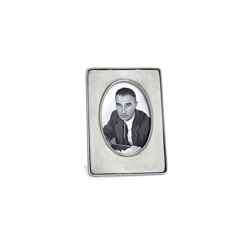 Piemonte Classic Pewter Oval Picture Frame