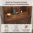 72" Kitchen Pantry With LED Light, Power Outlet And Shelves At Doors.-1377239654