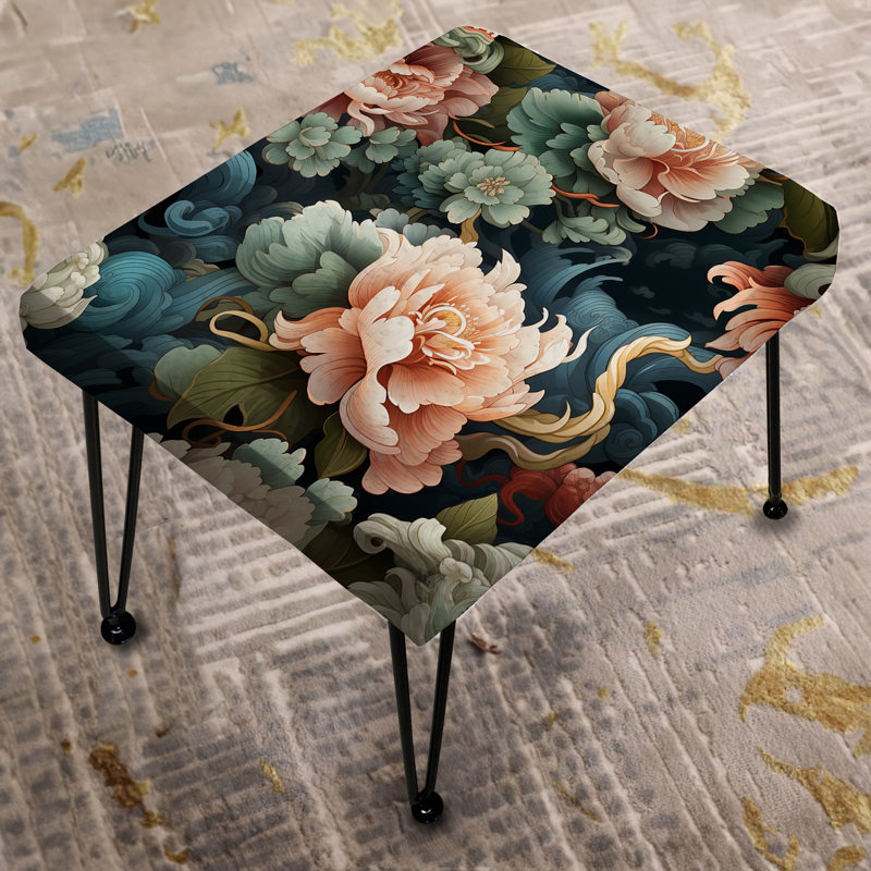 Dragon symbolisme - repose-pieds rectangulaire japonais