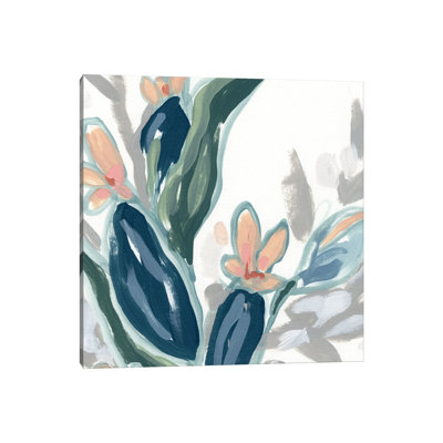 Expressive Garden I by June Erica Vess - Wrapped Canvas Painting