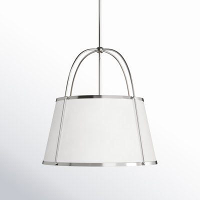 Moxie 4 - Light Metal Dimmable Drum Chandelier