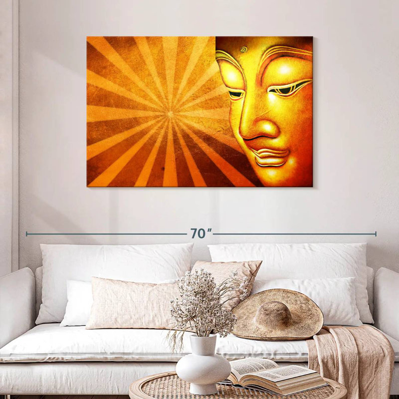 Leisha Dazzling Buddha, 30" H x 45" W