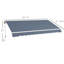 Auvent de patio rétractable 12 'x 10'. Manivelle manuelle et tissu à l'eau. Cadre en aluminium pour différentes surfaces et environnements. Gris anthracite - avec manivelle silencieuse, balcon, cour,