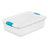Sterilite Plastic Clear Stackable Latching Storage Box Container