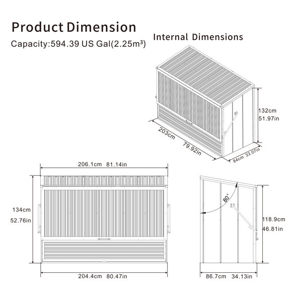 Dimensions du produit