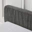 Grand lit moderne gris, tête de lit tapissier en chenille, structure unie, structure avec cadre de lit transparent, couleur,-1704723771