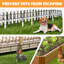 Paquet de 10 clôtures de barrière pour animaux de jardin, clôture de 1,65 pouce