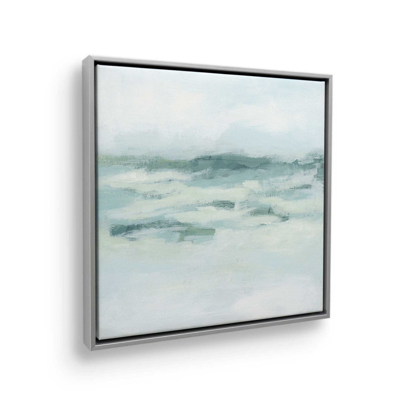 «Gentle Aqua Ocean I», Chrome poli, H 12,75 po x l 12,75 po