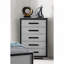 COFFRE ADELAIDE GRIS NOIR