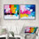 «Abstract Abstract Color Reson In Chaos I» - Art mural abstrait - ensemble d'art mural moderne 2 pièces