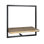 1 Piece Metal and Wood Floating Shelf